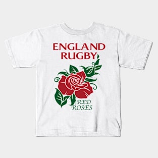 England Women's Rugby Team English Roses Kids T-Shirt